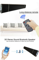Pannello Radiante Riscaldante ad Infrarossi 137x18,9x6,7 cm 1800W con Cassa Bluetooth Sined  Nero