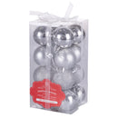 Set 16 Palle di Natale Ø5 cm in Plastica Argento