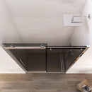 Porta Parete Doccia 1 Anta Scorrevole in Cristallo Fumè 8mm H195 Bonussi Livia Varie Misure