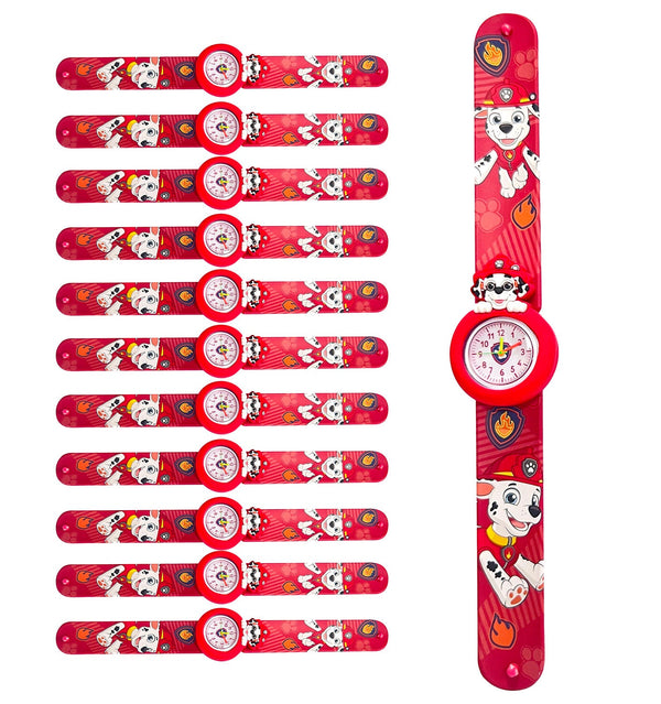 Set 12 Orologi da Polso Bracciale per Bambini Paw Patrol Rosso online