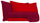 Set Bettwäsche und Kissenbezüge Doubleface Rot/Bordeaux