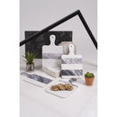 Set 4 Taglieri 25,5x15 cm  in Ceramica VdE Tivoli 1996 Marmo