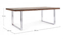 Tavolo 220x100x76h cm con Vetro Stanton