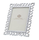 Cornice Classic 29,8x1,8x34,8 cm in Poliresina e Vetro Argento