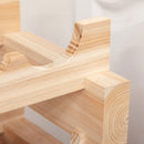 Portabottiglie  Cantinetta Vini con 8 Ripiani per 96 Bottiglie 114x28x113,5 cm in Legno di Pino   