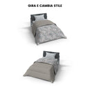 Trapunta Invernale 1 Piazza e Mezzo Stampata in Microfibra 300gr Double Face Flor