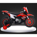 Moto Motocicletta Elettrica per Bambini 6V Kidfun Motocross Blu