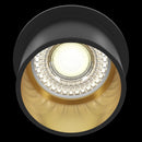 Faretto da incasso Downlight in Alluminio Reif Nero con Oro