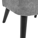 Poltrona Relax in Legno e Tessuto Colore Grigio Scuro Mod. Petty 52x58x71H cm