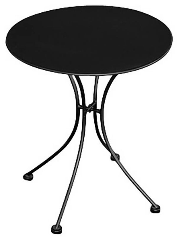 Runder Garten-Couchtisch Ø60 cm aus Vorghini Stresa Black Iron sconto