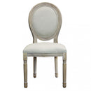 Sedia Constance 48x46x96 h cm in Tessuto Beige