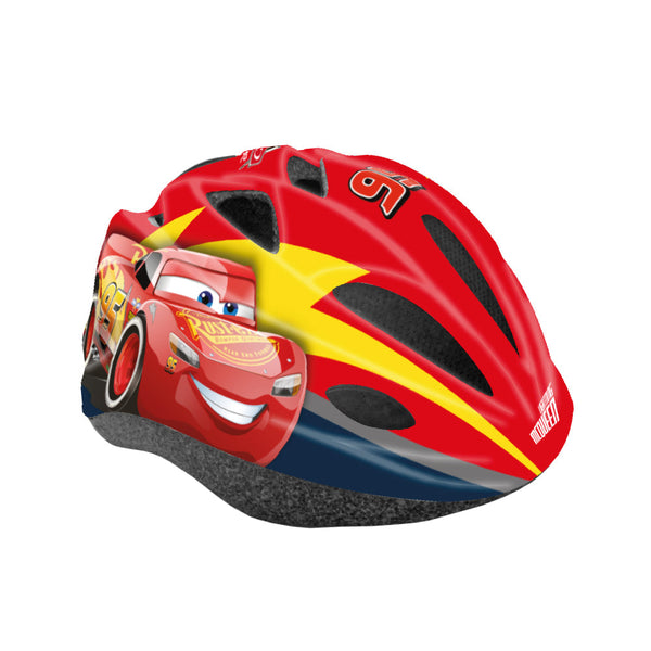 sconto Casco per Bambino Misura 52-56 cm con Fori di Aerazione con Licenza Disney Cars
