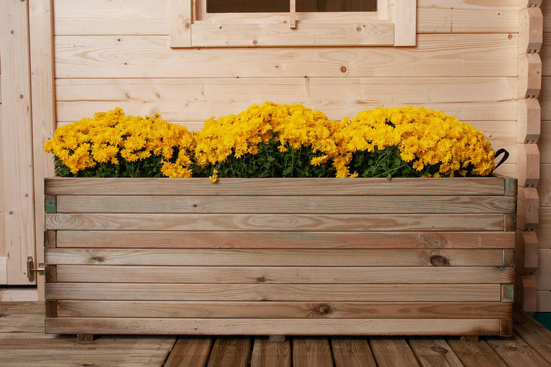 Fioriera da Giardino 40x120x40 cm in Legno