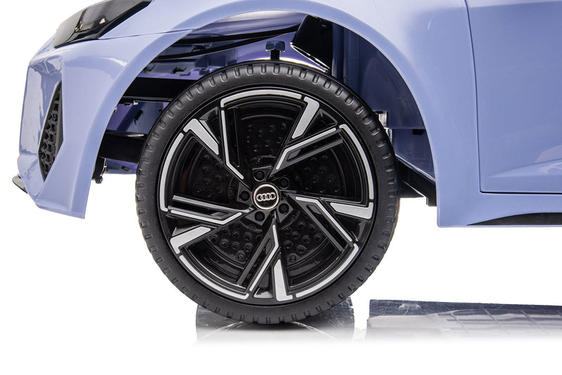 Macchina Elettrica per Bambini 12V con Licenza Audi RS6 Celeste