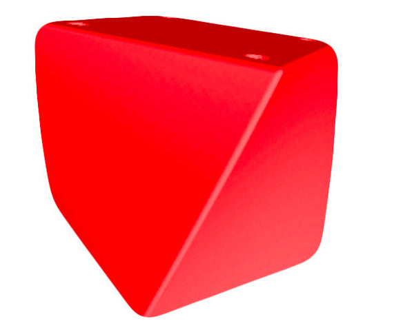 sconto Pouf da Giardino 45x45 cm in Resina Arkema Twisty Pouf Cherry