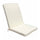 Mittelgroßes echtes Kissen 95 x 44 x 4 cm aus ecrufarbenem Polyester
