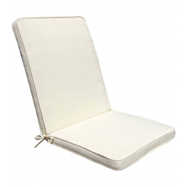 Mittelgroßes echtes Kissen 95 x 44 x 4 cm aus ecrufarbenem Polyester prezzo