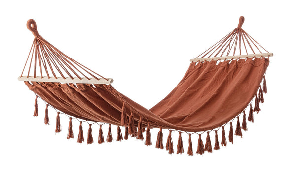 Amaca da Giardino 200x100 cm in Poli-Cotone Juan Terracotta acquista
