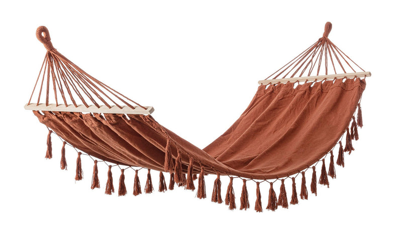 Amaca da Giardino 200x100 cm in Poli-Cotone Juan Terracotta