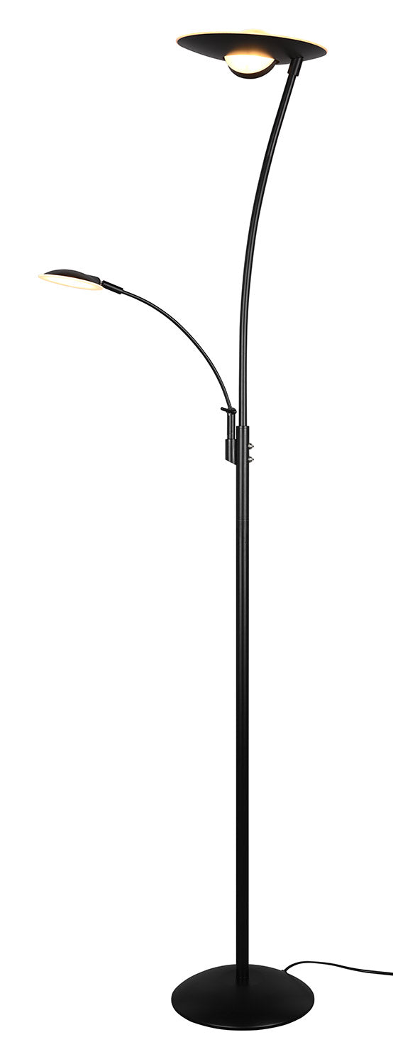 Piantana da Interno a LED in Metallo Nero Opaco sconto