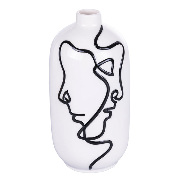 online Vaso con Viso Ø12,4x25 cm in Ceramica VdE Tivoli 1996 Vis a Vis