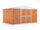 Gartenkastenhaus aus Stahlblech Werkzeughalter 403x269x217 cm Enaudi Legno