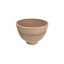 Vaso Piccolo Narciso Ø25x18,5 cm in Fibra sintetica Taupe