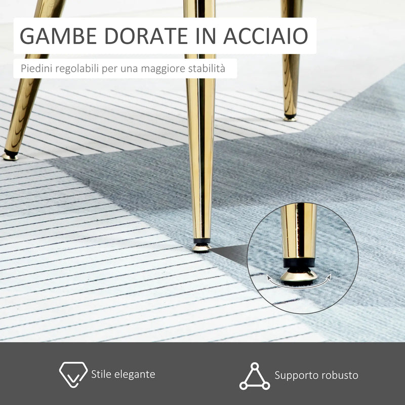 Poltrona Imbottita 63x65x84 cm in Velluto Bianca