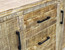 Mobile Benton 135x45x83 h cm in Legno Marrone