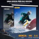 Telo Proiettore 92"" Formato 1:1 Motorizzato 189,5x8x189,5 cm Bianco 