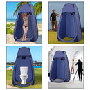 Tenda da Doccia Pop Up Impermeabile 100x100x185 cm in Poliestere Blu Navy   