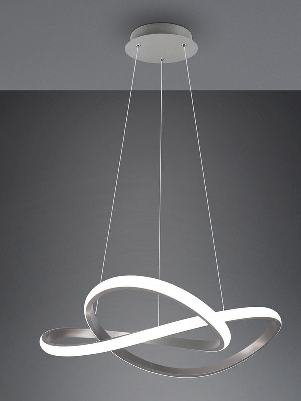 prezzo Lampada a Sospensione da Interno a LED SMD in Metallo Nickel Opaco