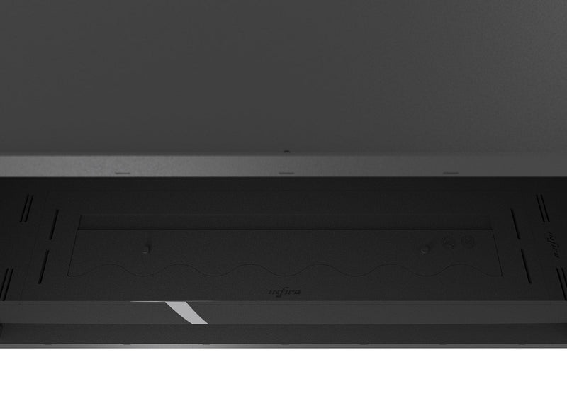 Camino a Bioetanolo da Incasso 104,4x59,4x30 cm Inside 1000 Slim Nero con Vetro