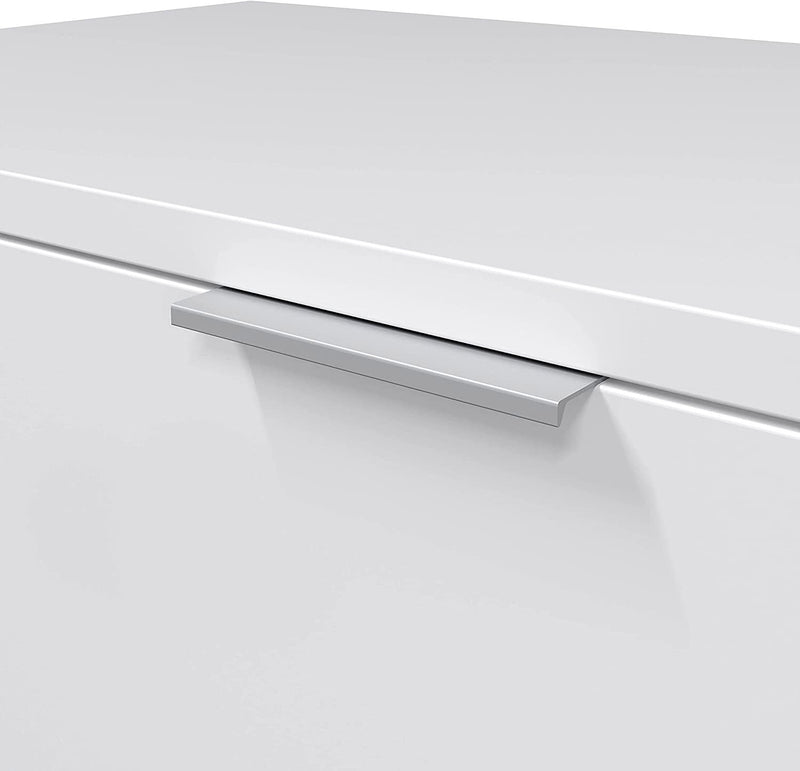 Cassettiera 3 Cassetti 80x38x77 cm in Legno Bianca