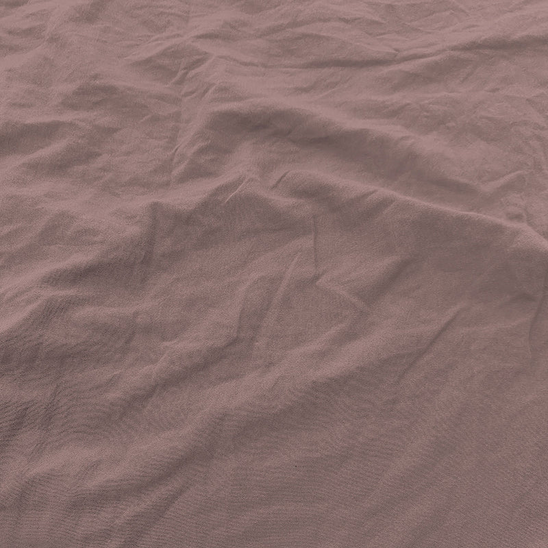 Copripiumino con Sacco e Federe Linea Water Washed Rosa Antico