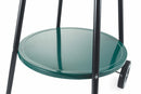 Barbecue a Carbone Carbonella Tondo Ø50 cm con Ruote Soriani Sun-day Verde