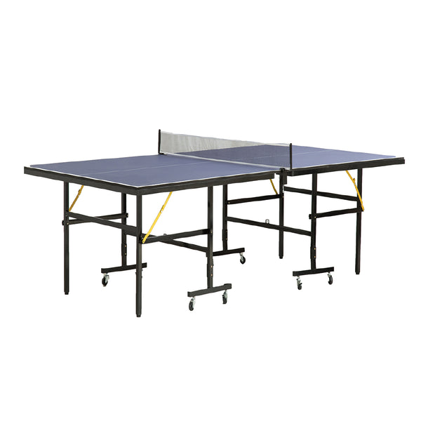 acquista Tavolo da Ping Pong Pieghevole con Tendirete per Interni Blu