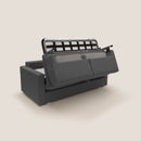 Divano Letto 3 Posti 206x92x96 cm in Tessuto Antracite