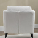 Poltroncina 73x74x82 cm in Velluto a Coste Grigio