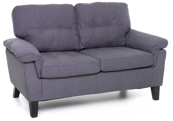 online 2-Sitzer-Sofa 145 x 78 x 95 cm in blauem Stoff