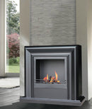 Camino a Bioetanolo da Pavimento 105x95 cm Vannini Madigliani Nero