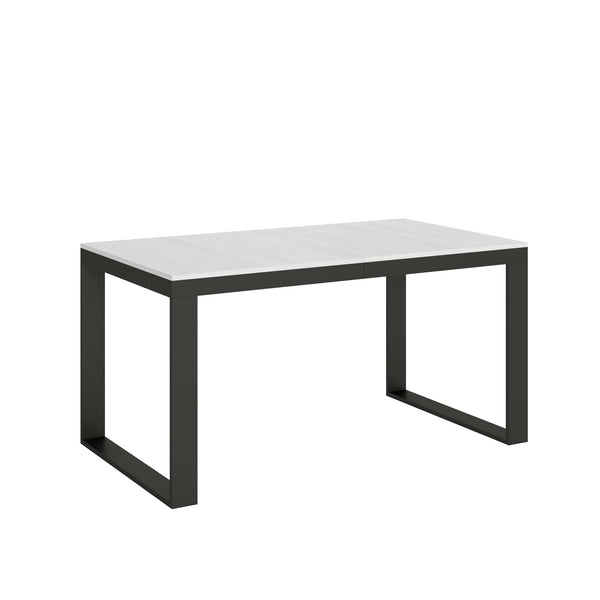 Tavolo Allungabile 160-420x90x77 cm Tecno Evolution Bianco Frassino prezzo
