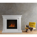 Camino a Bioetanolo da Pavimento 112x36x95 cm Clinton Bianco