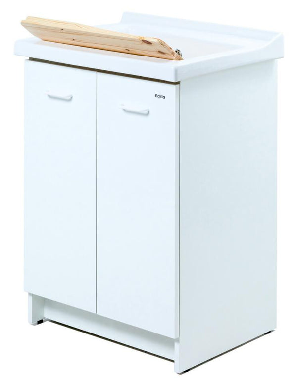Waschbeckenunterschrank 63x50x87 cm 2 Holzbohlentüren Montegrappa Acqua Edilla Weiß online