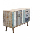 Mobile Felix 126x40x78 h cm in Legno Multicolor