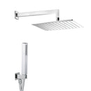 Kit Soffione Doccia Quadrato 30x30 cm in Ottone Estro Quadro 30
