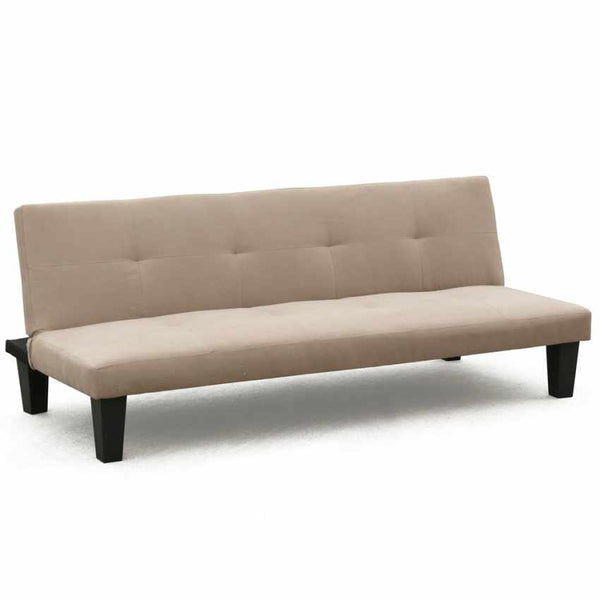 Schlafsofa 175 x 80 x 70 cm in beiger Mikrofaser acquista