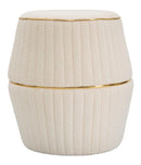 Pouf Iceland Plus Ø 50x52 cm in Legno 