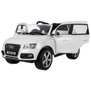 Macchina Elettrica per Bambini 12V con Licenza Audi Q5 Bianca