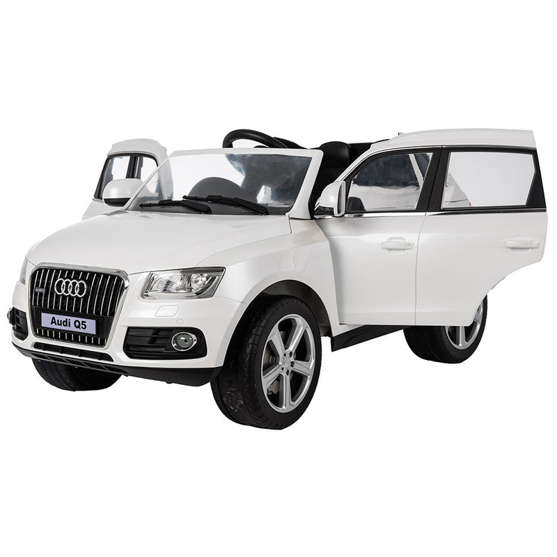 Macchina Elettrica per Bambini 12V con Licenza Audi Q5 Bianca